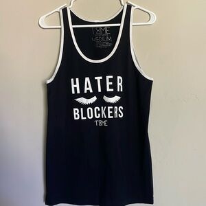Time LA Black Tank top “Hater Blockers” s M